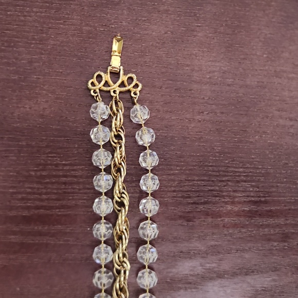 SARAH COVENTRY Vintage multi strand named GOLDEN ICE 7.5 " three strand bracelet - Picture 7 of 11